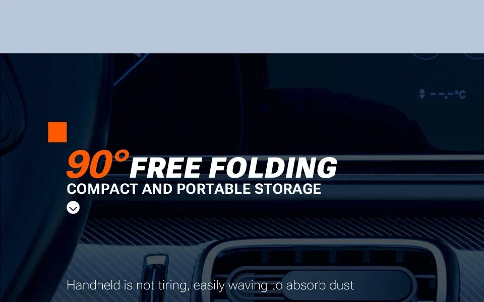 Cordless Mini Handheld Car Vacuum Cleaner with Strong Suction for Effortless Cleaning