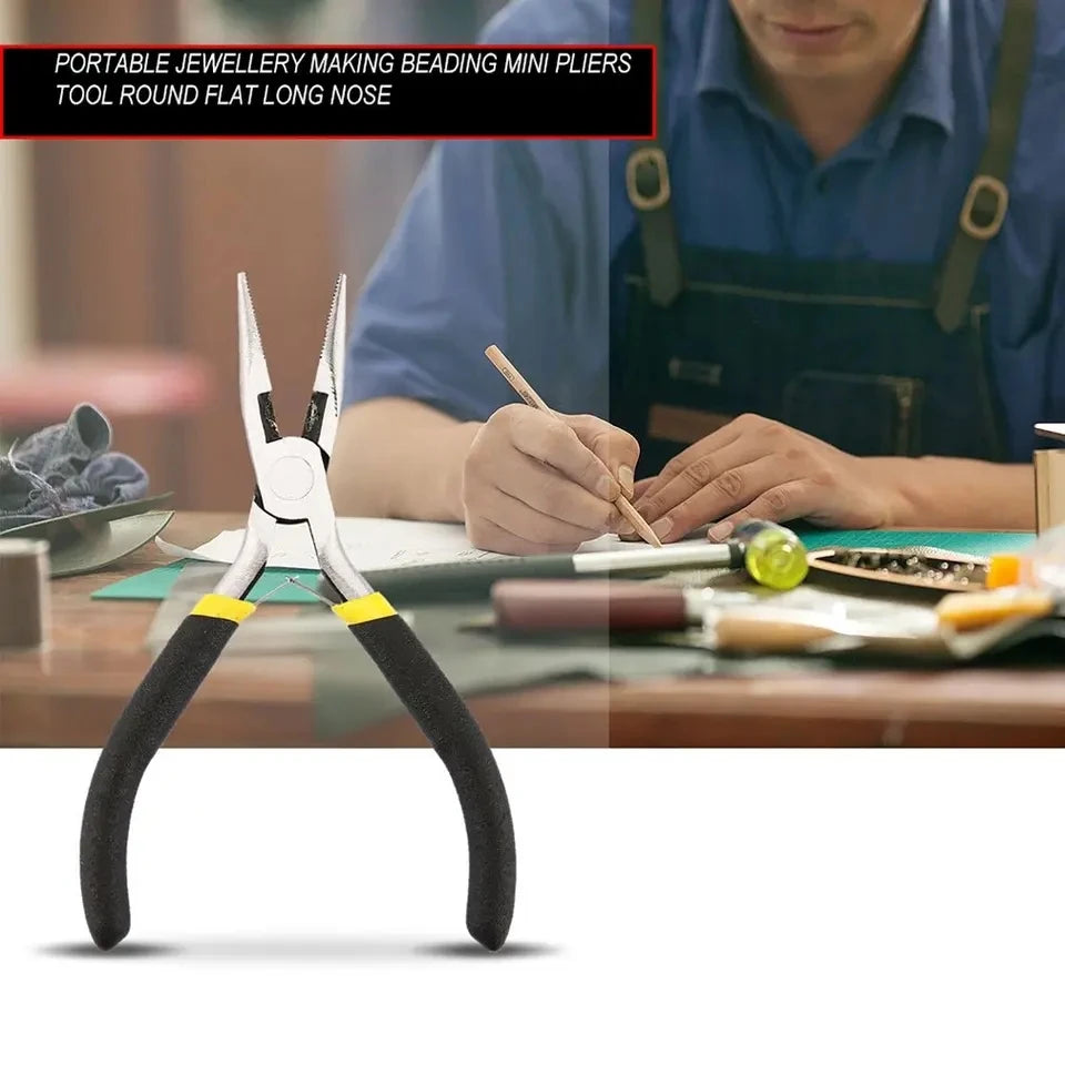 1Pcs Portable Durable Carbon Steel Jewellery Pliers Mini Tools