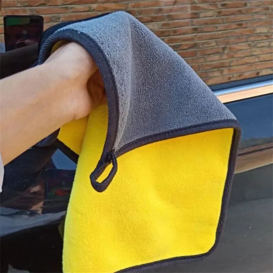 1/3/6Pcs Microfiber Car Cleaning Towels for Drying and Detailing