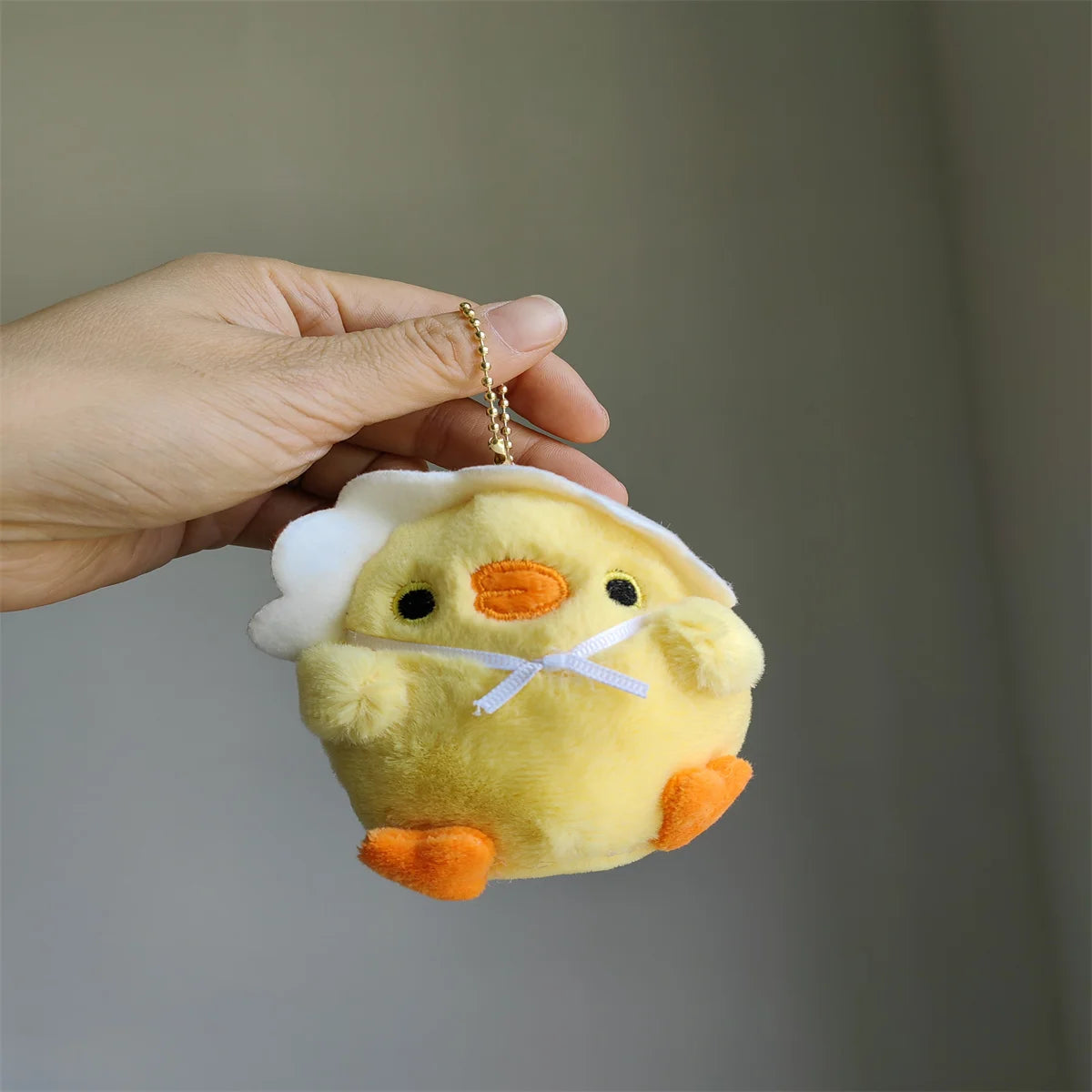 Strawberry Hat Capybara Plush Toy Keychain and Backpack Pendant