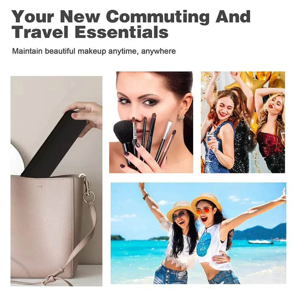 Silicone Makeup Bag Makeup Brush Pouch Organizer Travel Holder