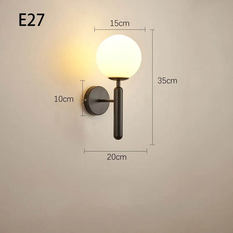 Modern Indoor Wall Light Lamp for Bedroom and Living Room Elegant Home Decor Fixture