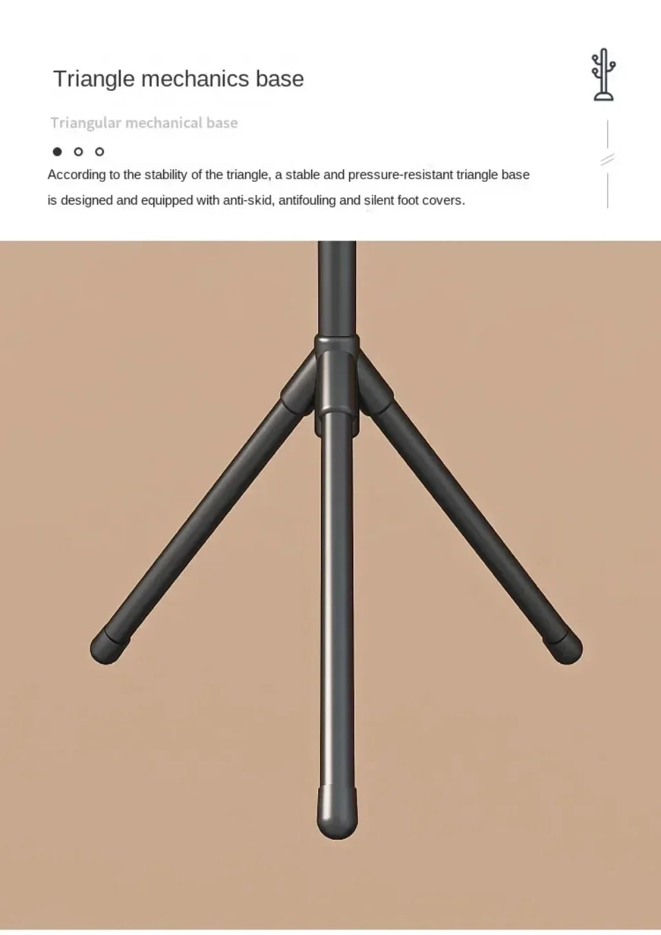 Multi Hook Clothes Rack Stand Tree Branch Shape Mobile Coat Rack for Home and Dorm Clothing Storage