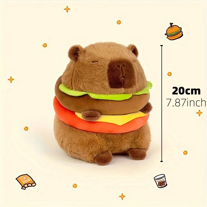 23cm Capybara Plush Doll Soft Fluffy Animal Toy Gift