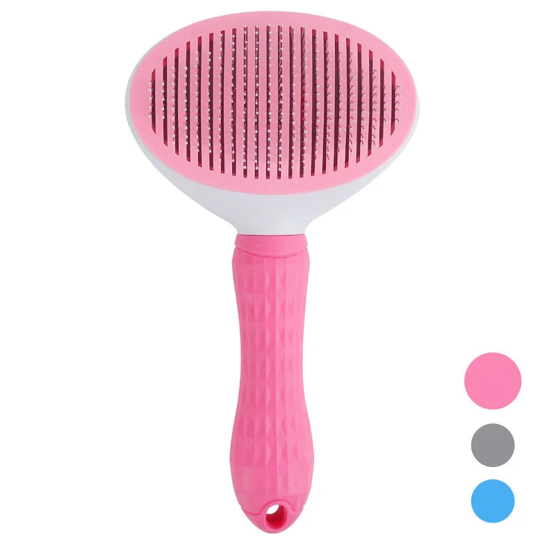 Pet Comb Stainless Steel Needle Comb for Dog and Cat Hair Removal