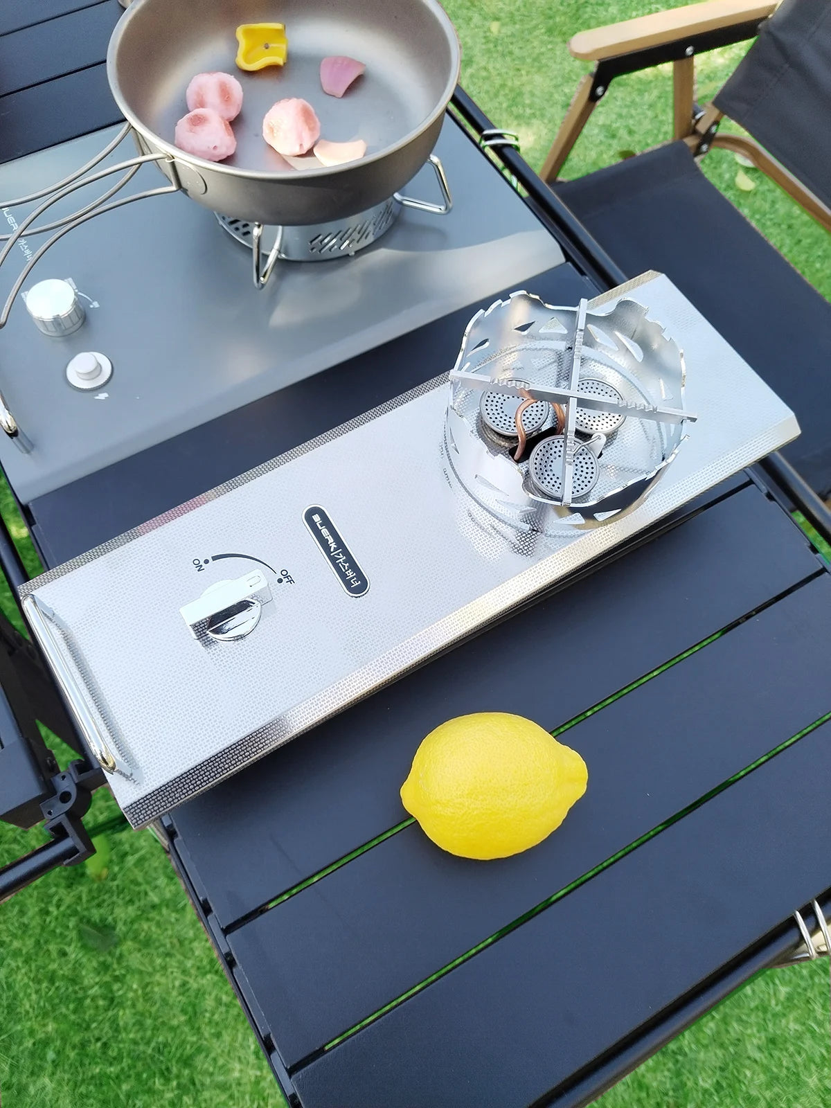 Lohascamping Camping Table IGT Folding Adjustable BBQ Table