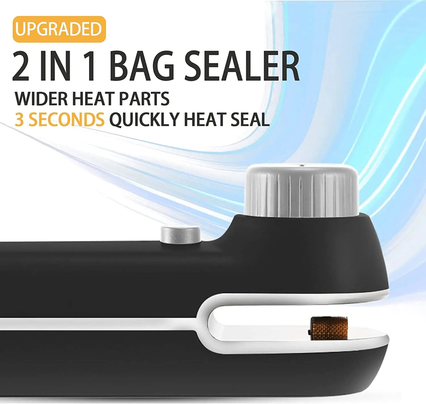 Rechargeable 2 In 1 Mini Heat Sealer Clip for Bags USB