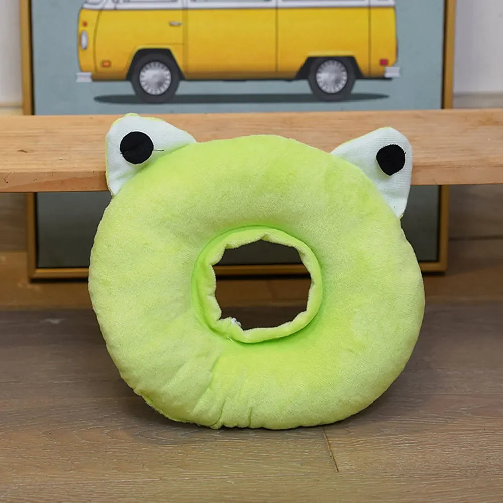 Pet Cat E-Collar Recovery Cone Protection Collar Adjustable Cotton Blends Neck Recover Collar Printed Elizabeth Circle for Cat