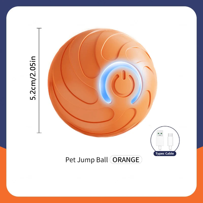 Smart Dog Toy Ball Electronic Interactive Pet Toy USB Moving Ball