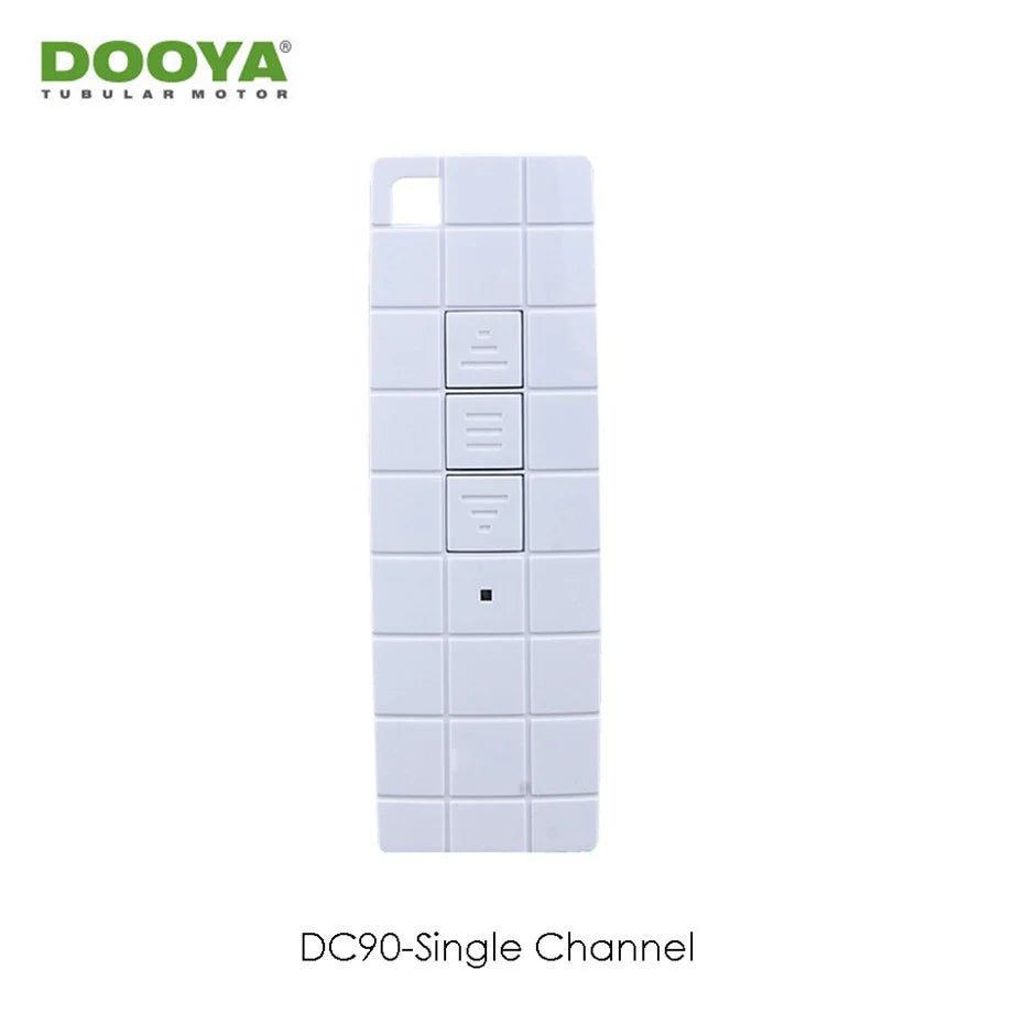 Transmisor monocanal original Dooya DC90 para motores Dooya, control remoto RF 433 MHZ, accesorios para cortinas automáticas Dooya