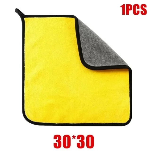 1/3/6Pcs Microfiber Car Cleaning Towels for Drying and Detailing