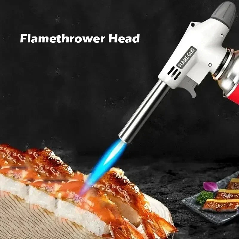 Portable Flame Gun Multifunctional Torch Burner For BBQ Cooking Desserts Camping