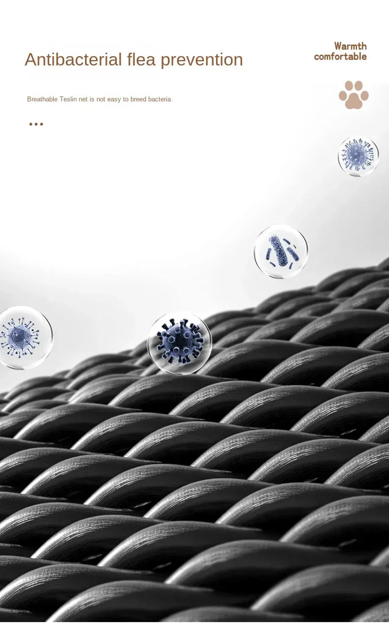 Elevated Pet Bed for Dogs and Cats Portable Folding Camping Bed Removable Washable Design for All Seasons Cozy Pet Kennel and Puppy Bed