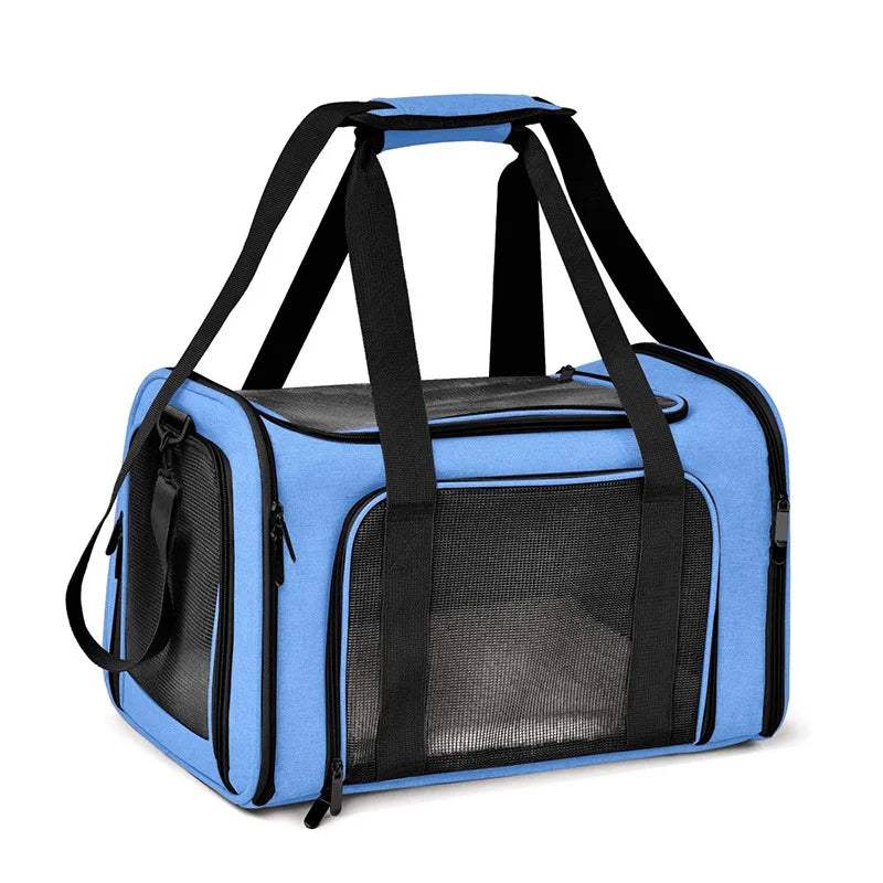 Dog Carrier Bag Soft Side Backpack Airline Approved Transport for Small Dogs and Cats