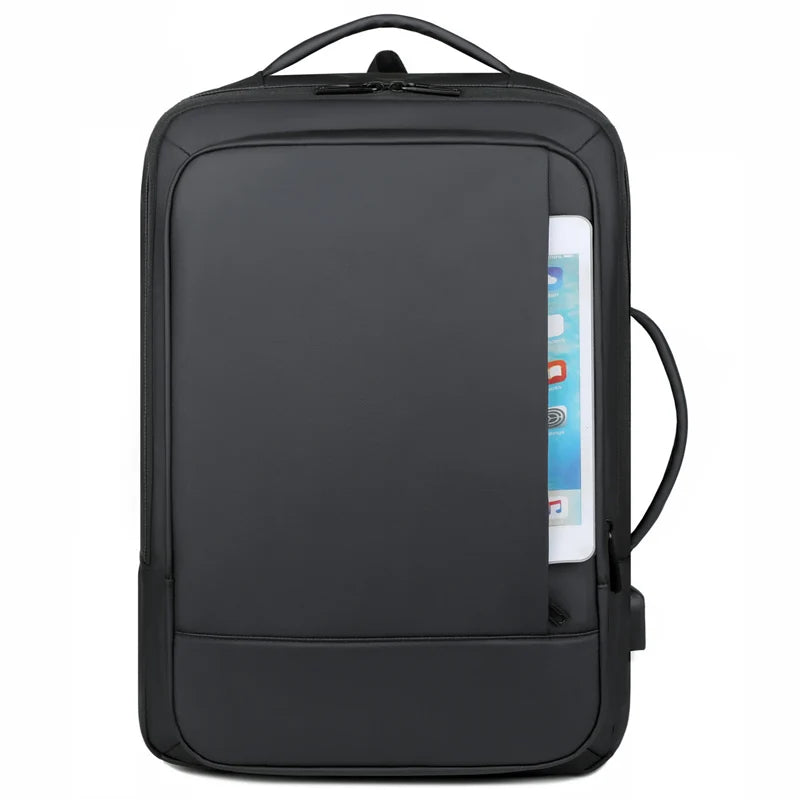 Rilibegan Men Travel Backpack Oxford Big Capacity USB Charge