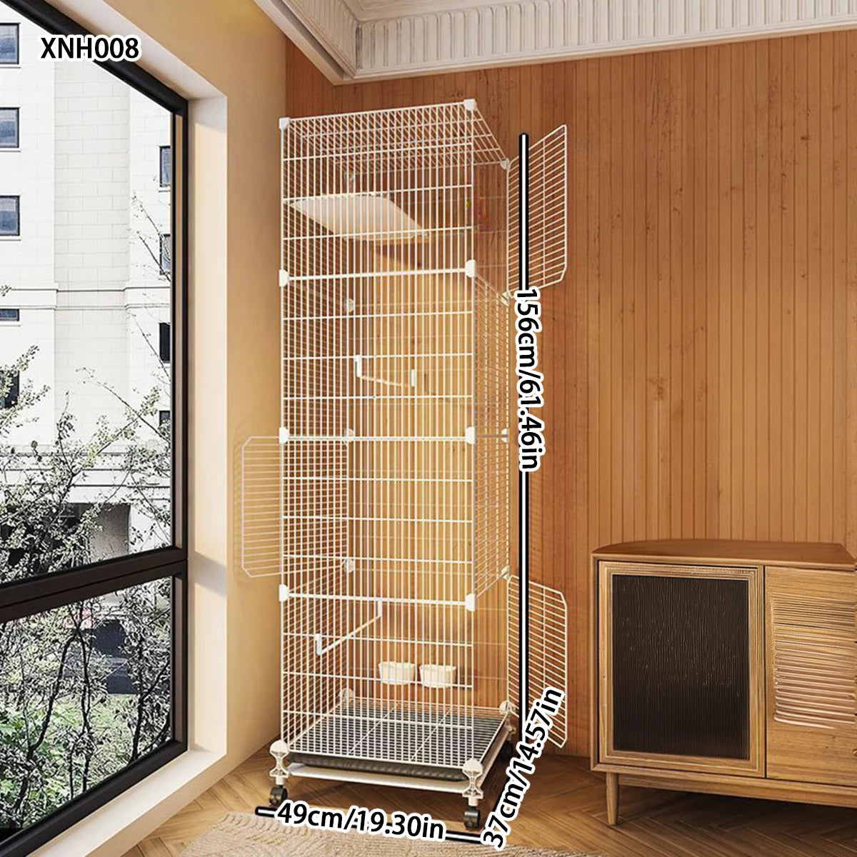 New Bird Cage Parrot Cage Myna Thrush Ecological Large Luxury House Black Phoenix Pearl Bird Special Breeding Box