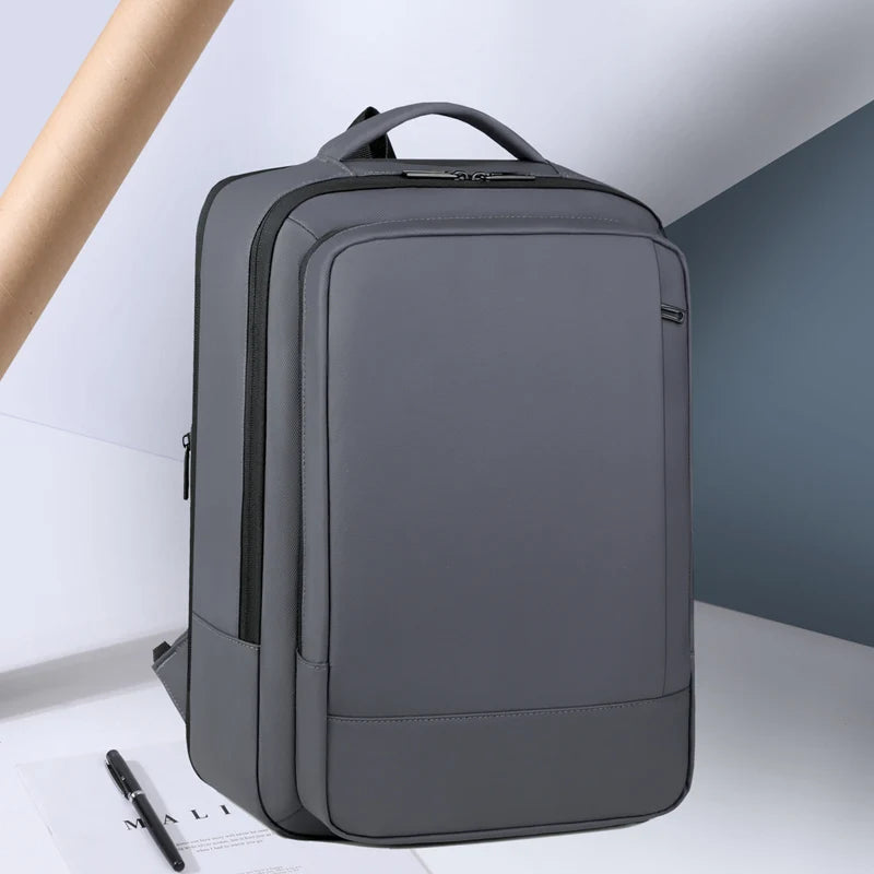 Rilibegan Men Travel Backpack Oxford Big Capacity USB Charge