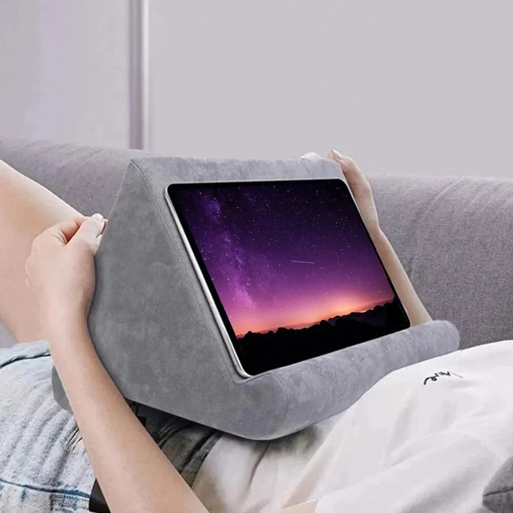 Xnyocn Tablet Stand Multifunction Sponge Pillow for iPad Samsung Huawei