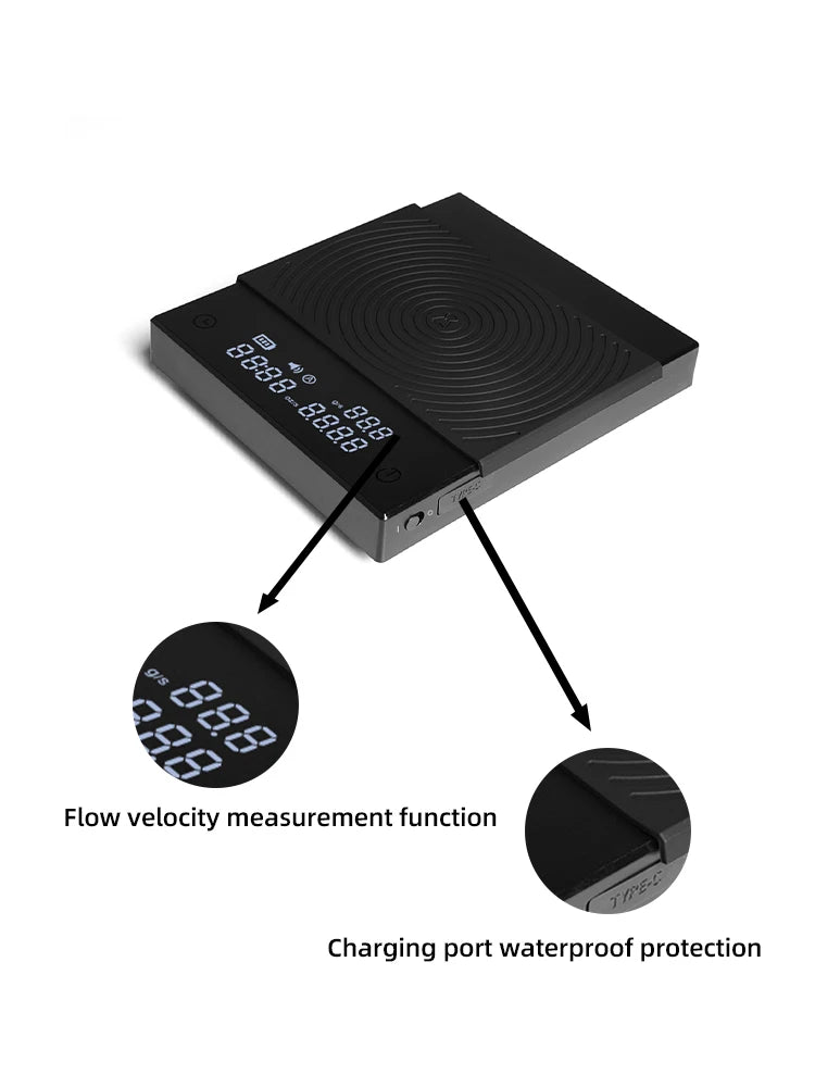 TIMEMORE Store Black Mirror Basic+2 Plus Digital Kitchen Scale