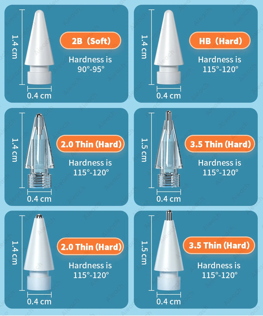 Double Layer Tip For Apple Pencil Nib 2B HB iPad Accessories