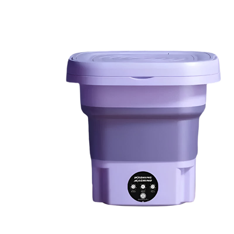 8L Foldable Washing Machine Mini Travel Washer With Drying