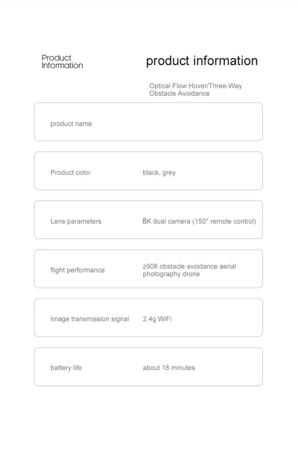 Origin Z908 Pro/max Drone 8K 5G GPS Dual Camera Quadcopter