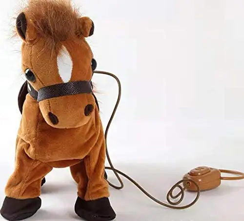 Interactive Remote Control Walking Pony Toy for Kids with Dancing Singing Features and Leash
