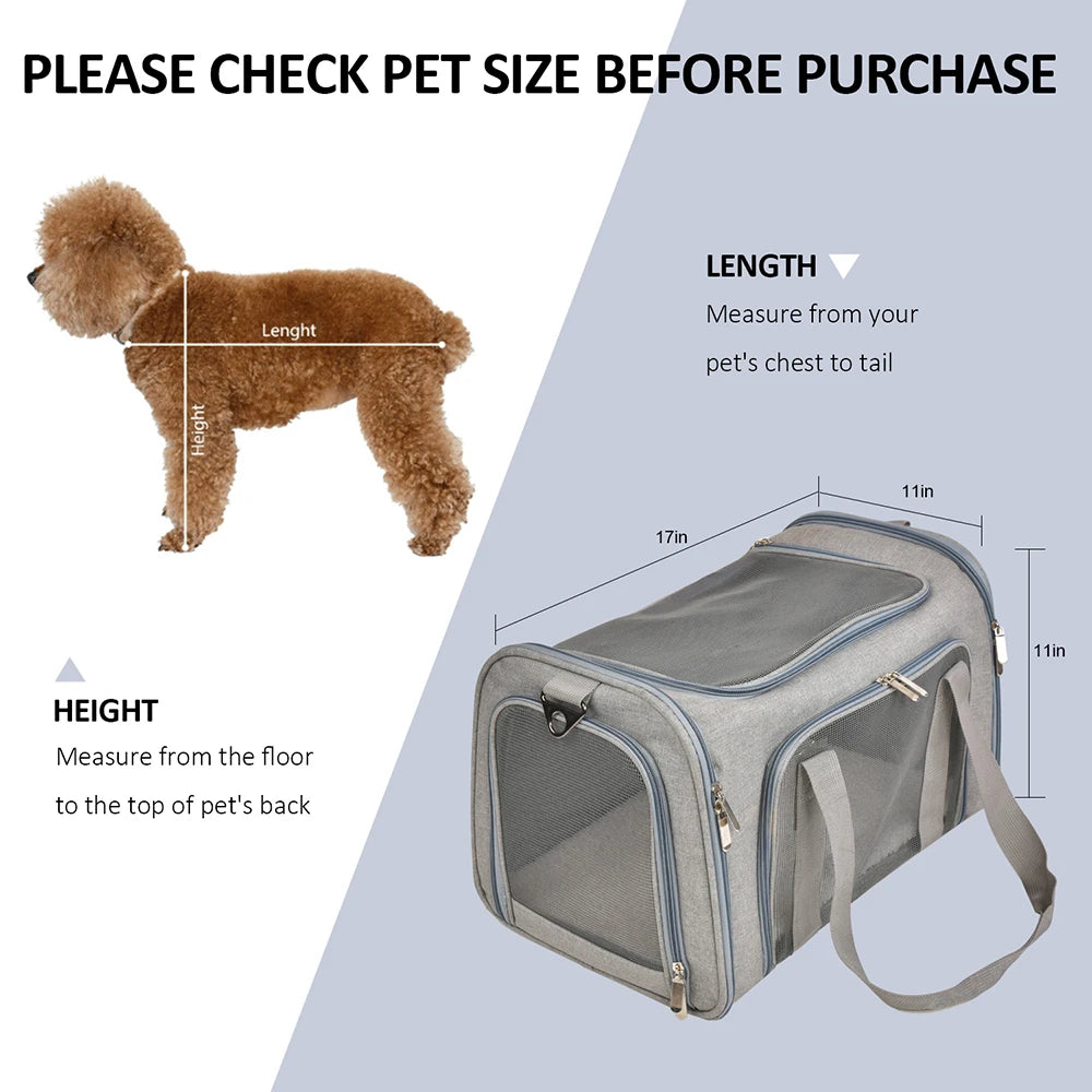 Dog Carrier Backpack Airline Approved for Small Dogs Cats