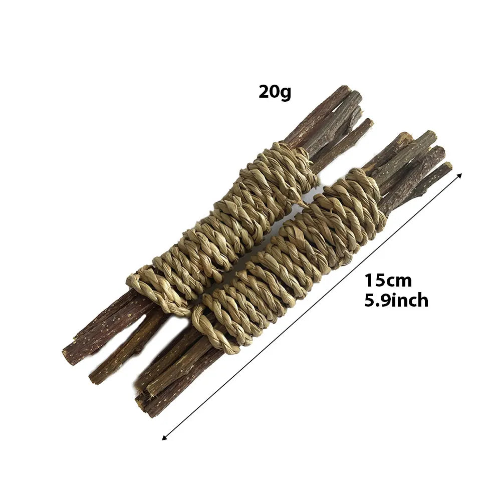 Small Animal Chew Toys For Ribbit Bunny Hamster Guinea Chinchillas Tooth Cleaning Molar Grinding Toys Pet Supplies