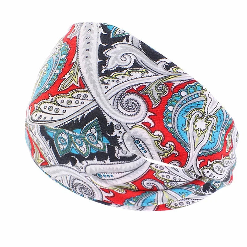 Headbands For Women Solid Color Elastic Wide Turban Headwrap Yoga Makeup Hair Accessories