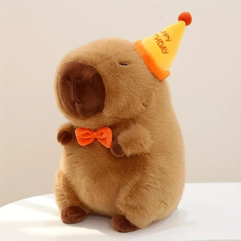 23cm Capybara Plush Doll Soft Fluffy Animal Toy Gift