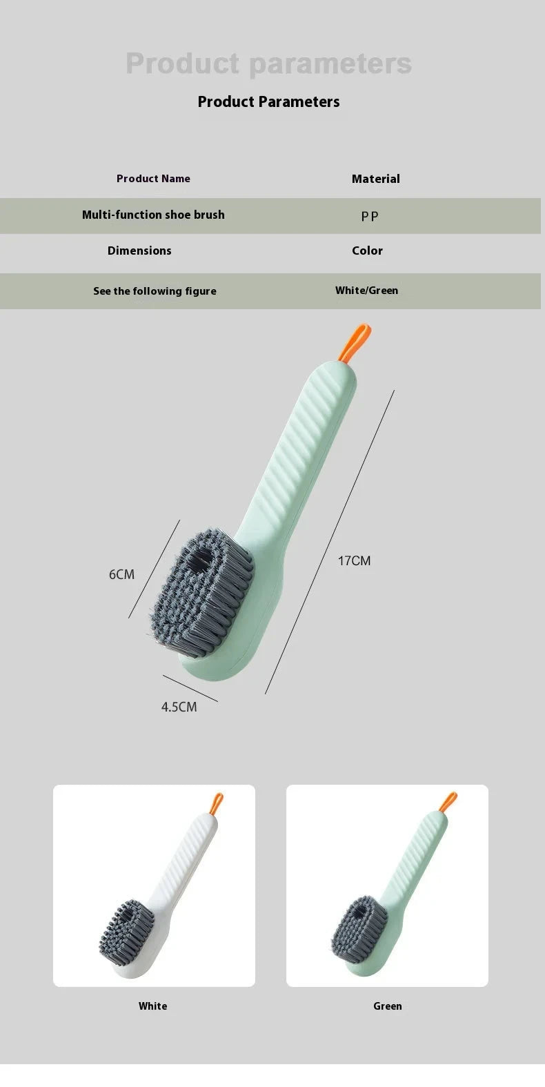 1/2pcs Shoes Brush Automatic Liquid Discharge Cleaner Tool