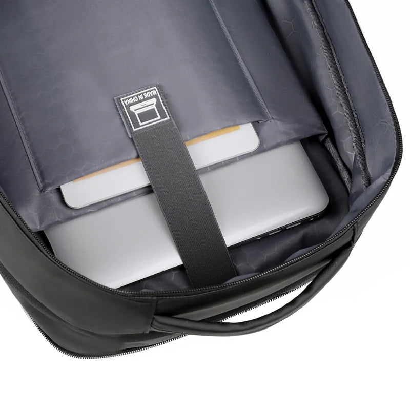 Rilibegan Men Travel Backpack Oxford Big Capacity USB Charge