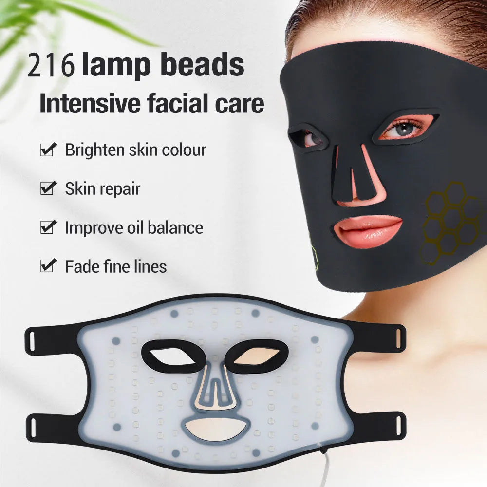 Red Light Therapy Mask 460nm 660nm 850nm LED Skin Rejuvenation