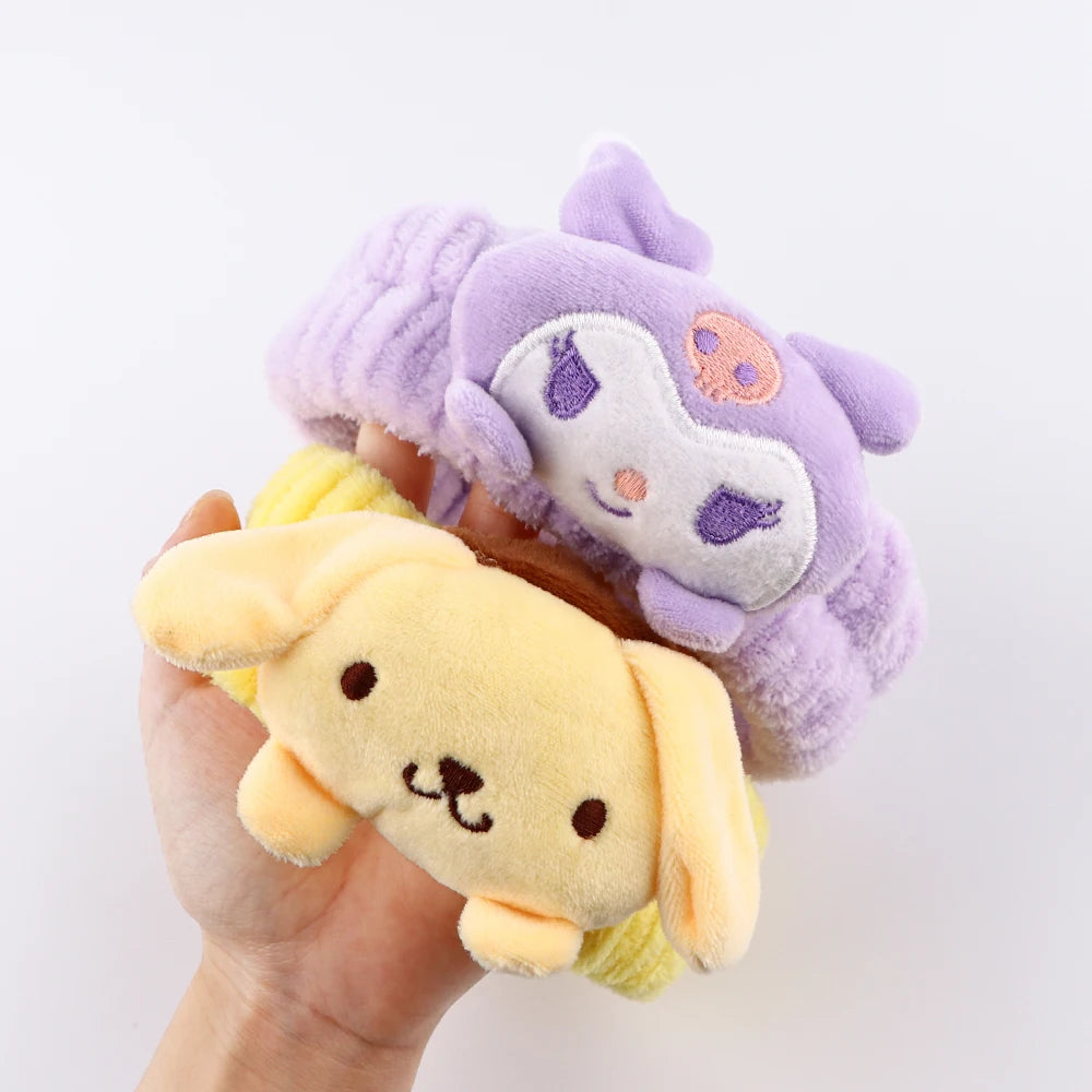 Sweet Cool Villain Character Plush Doll Hairband for Makeup