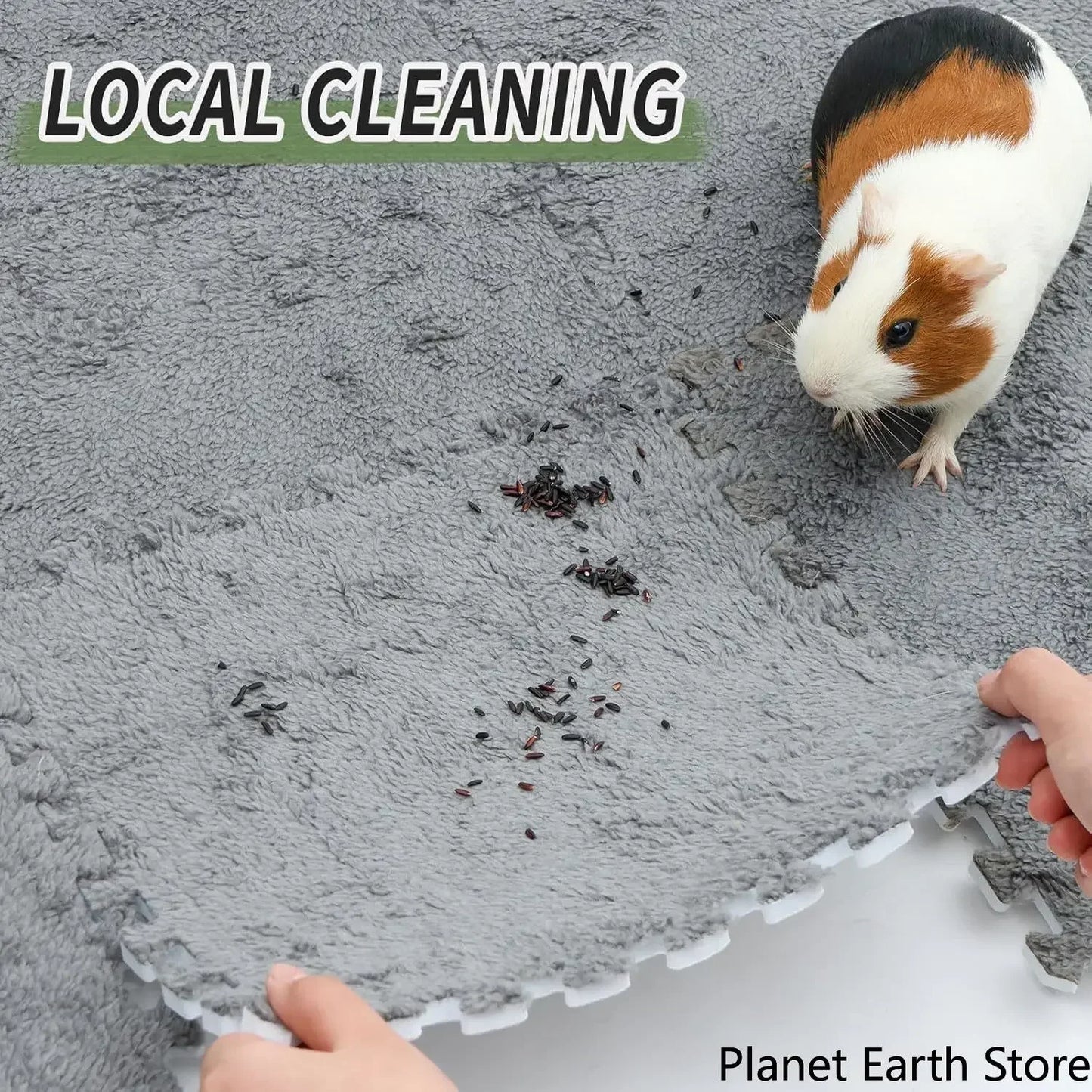 Guinea Pig Cage Lining Washable Guinea Pig Pad Reusable and Non Slip Urinary Pad for Guinea Pig Cat Dog Beds Rabbit Sleep Mat