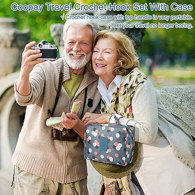 58 Pieces Crochet Hook Set Complete Kit for Beginners