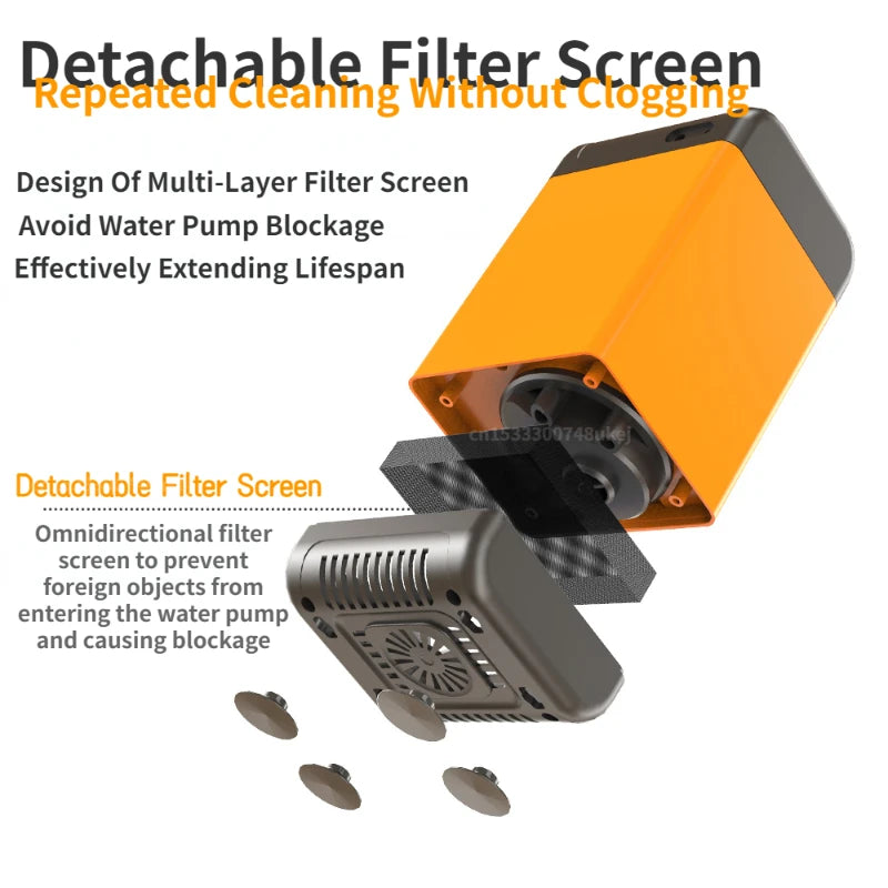 Outdoor Camping Shower Portable Electric Pump IPX7 Waterproof Digital Display