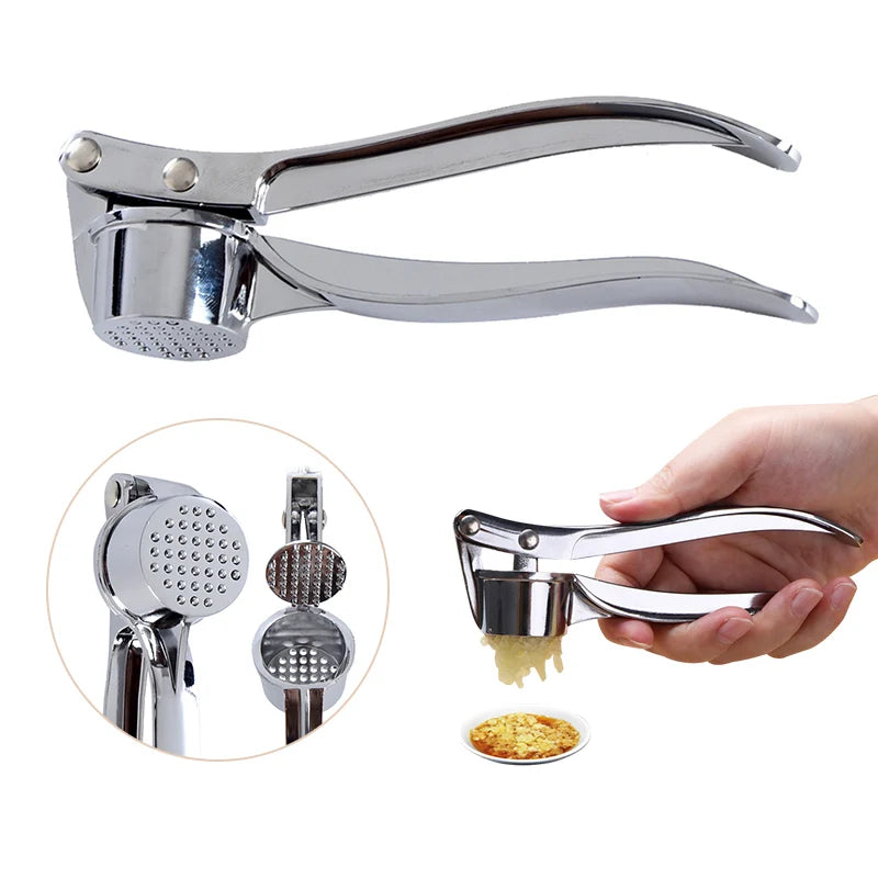 Garlic Press Crusher Mincer Stainless Steel Kitchen Tool