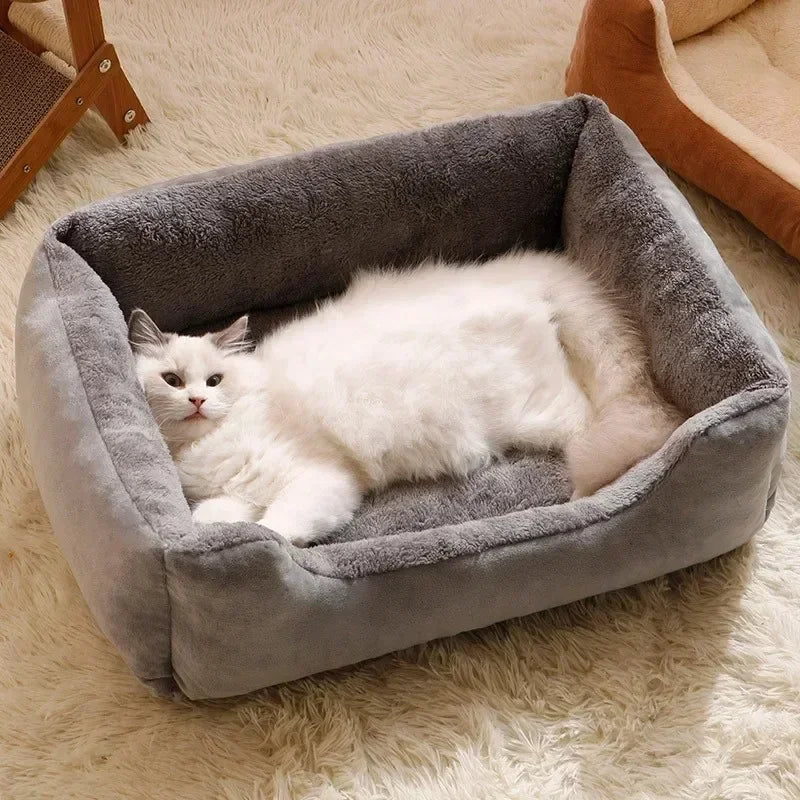 Cozy Bed for Cats and Kittens Plush Pet Supplies Accessories