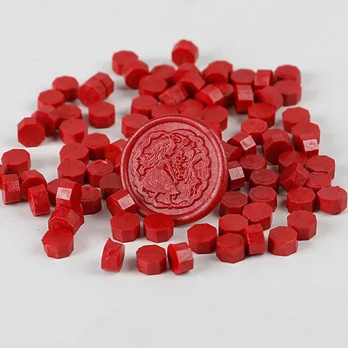 100Pc Retro Sealing Wax Seal Stamp Wax Beads for DIY Invitations