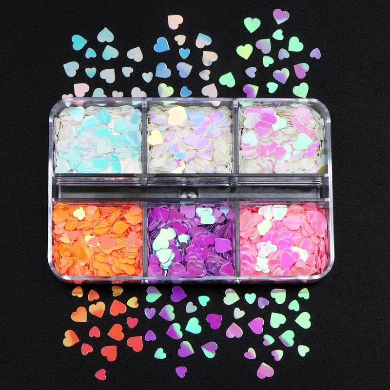 Holographic Glitter English Alphabet Flakes For DIY Resin