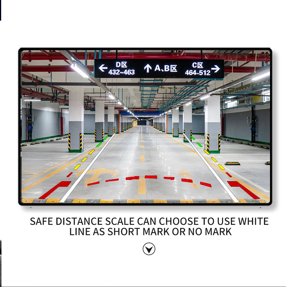 Reversing Camera DVD Intelligent Dynamic Trajectory Night Vision HD Fisheye 170