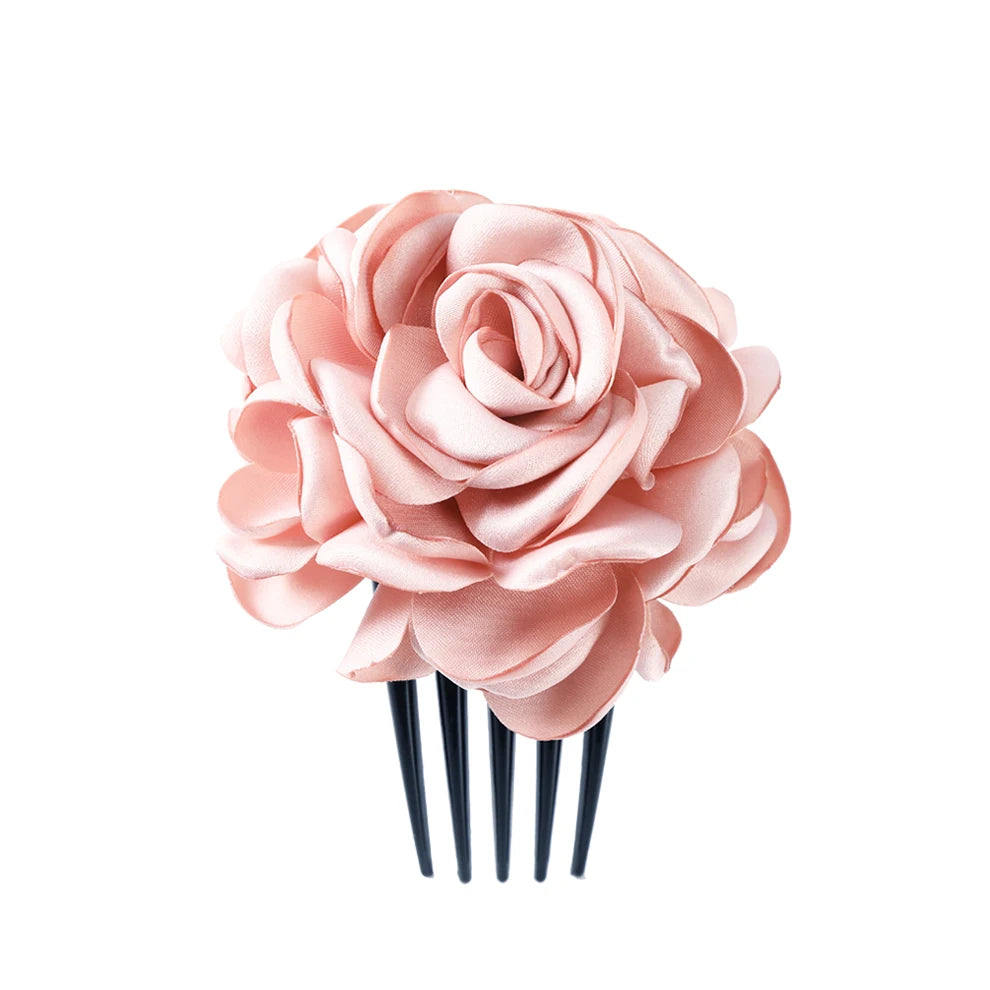 Molans Bridal Flower Hair Combs Wedding Floral Hairpins for Women