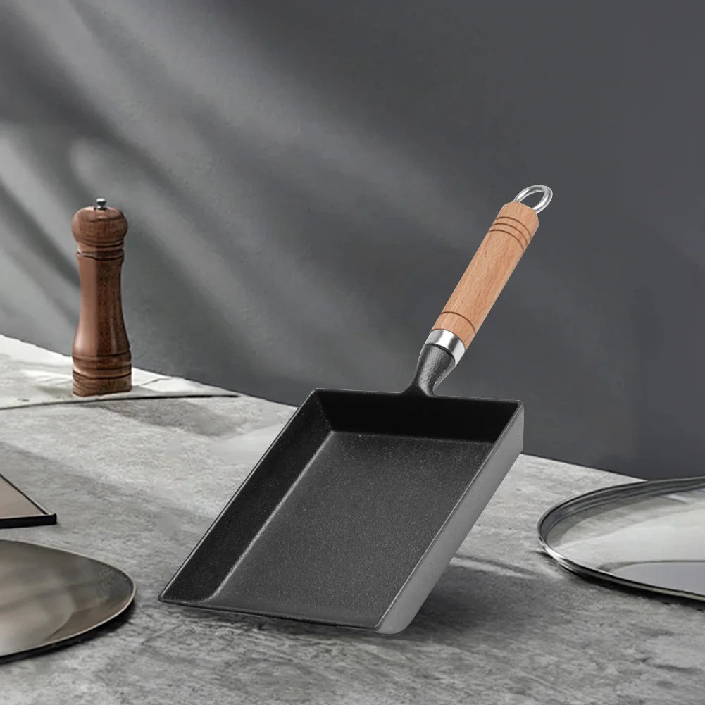 Cast Iron Non-stick Japanese Omelette Pan for Tamagoyaki
