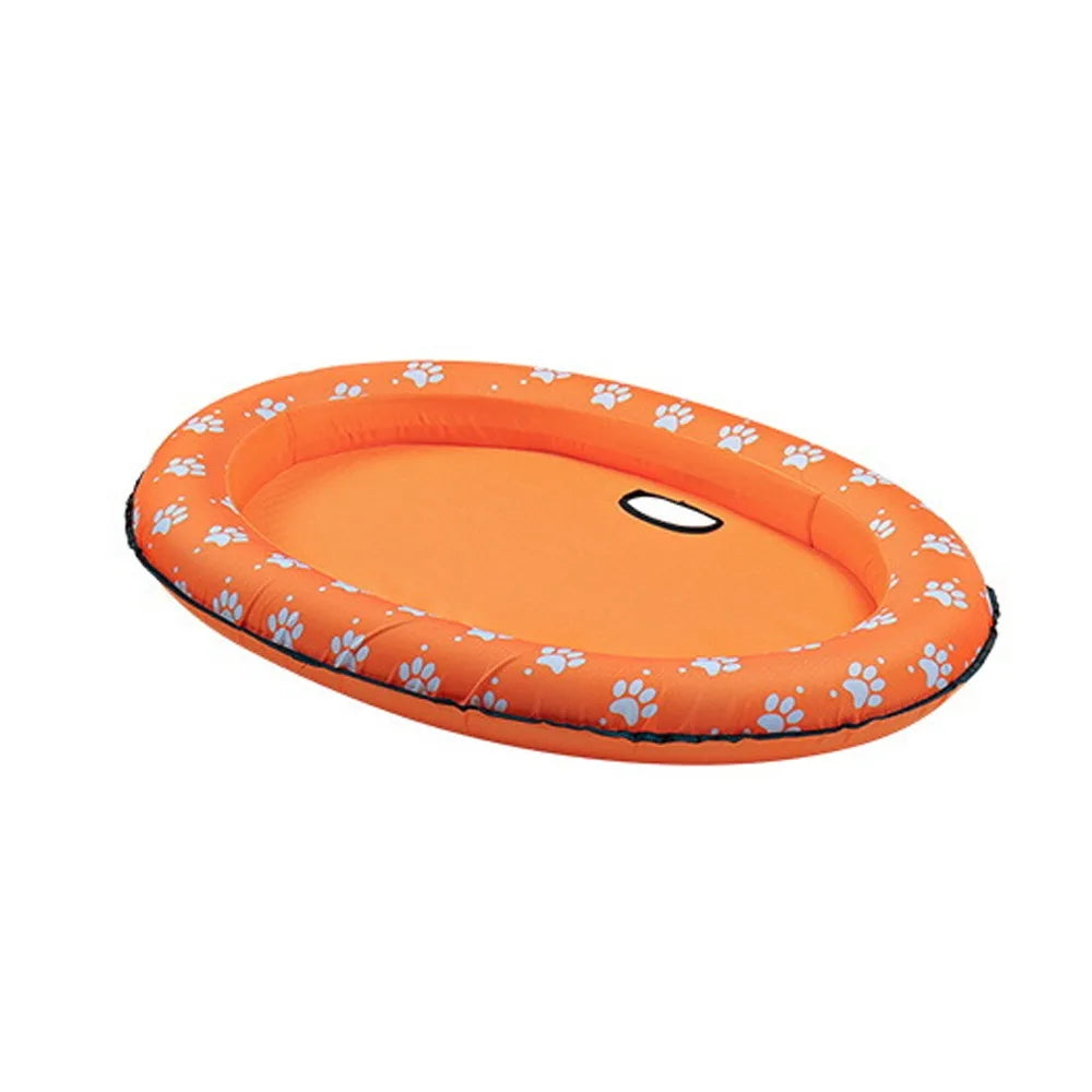 Portable Foldable Dog Swimming Float Soft Cooling Pet Dog Float PVC Pet Floating Raft Pool