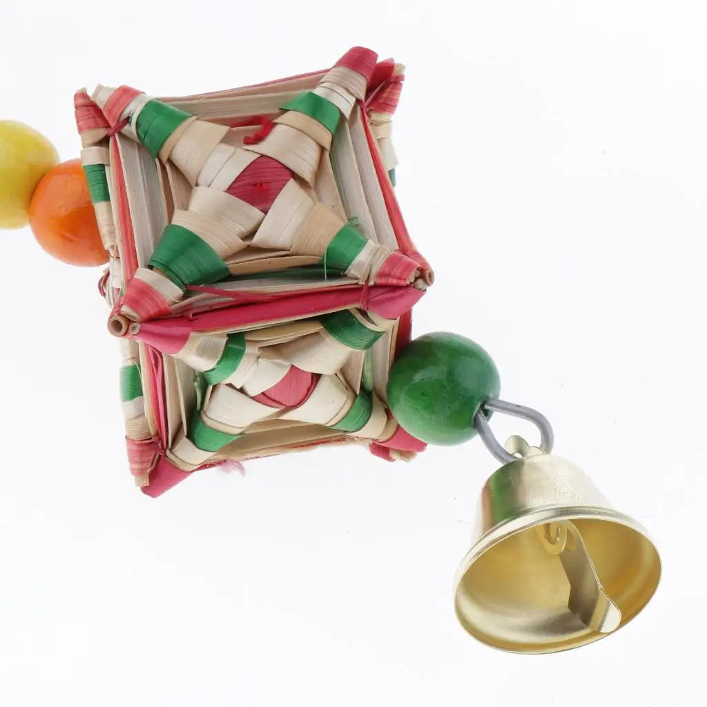 Bird Chew Toy Parrot Macaw African Greys Budgies Parakeet Cockatoo Cockatiels Cage Toy Color