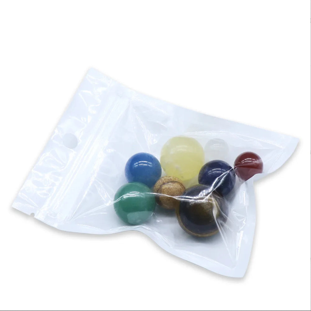 Fashion Good Natural Crystal 8 Planet Solar System Energy Sphere