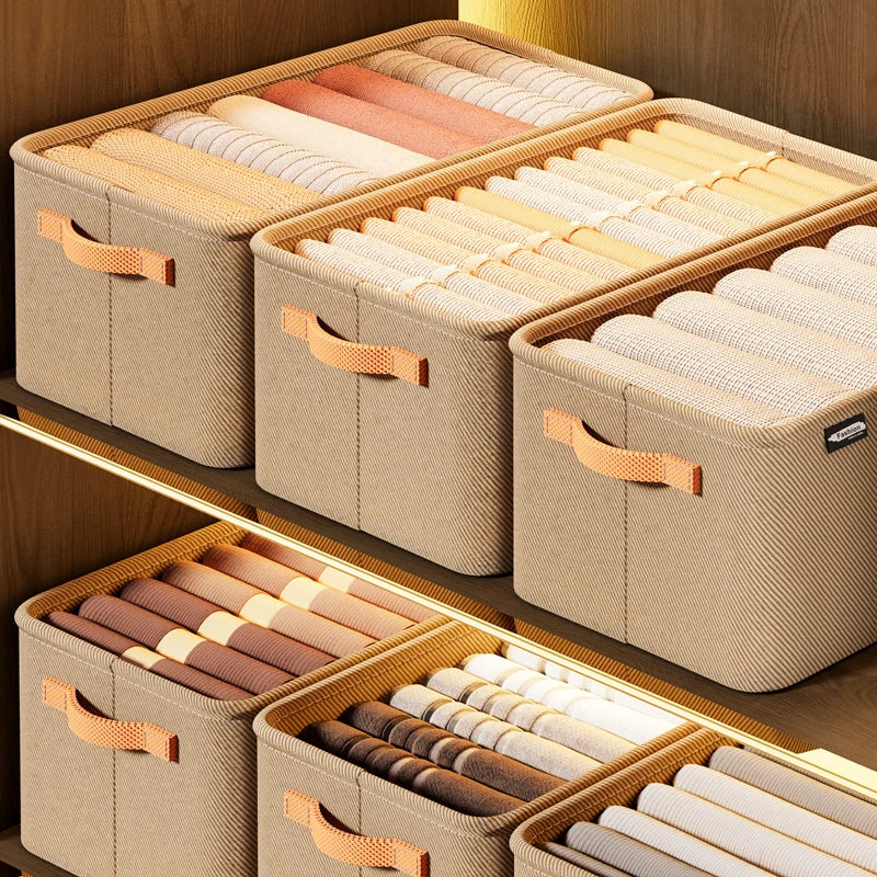 1/2/3PCS Collapsible Clothing Organizer for Closet and Toy Storage