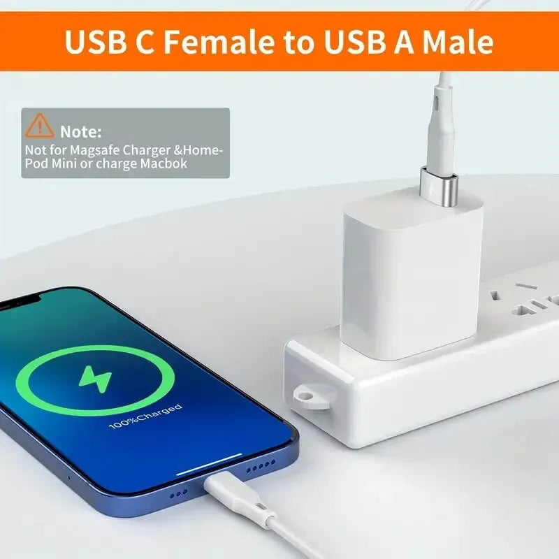 5 adaptadores USB C OTG de construcción metálica duradera, compatibilidad universal, incluidos iPhone, iPad, Samsung S23, IWatch, AirPods